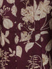 Wine Floral Printed Design Cotton Kurti
