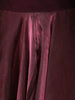 Wine Floral Printed Design Organza Lehenga