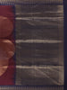 Wine Geometric Design Semi Tussar Silk Saree