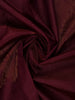 Wine Maroon Floral Woven Pure Kanchipuram Silk Saree