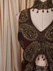 Wine Maroon Paisley Cutdana Beads Embroidered Design Banarasi Silk Party Wear Palazzo Suit with Matching Choker Dupatta