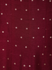 Wine Polka Dot Embroidered Georgette Gown with Dupatta