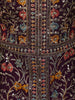 Wine Purple Floral Zari Embroidered Design Organza Mastani Palazzo Suit