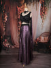 Wine Purple Sequin Embellished Design Velvet Party Wear Lehenga