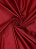Wine Red Solid Design Semi Banarasi Silk Saree