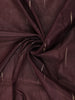 Wine Striped Design Woven Semi Tussar Saree