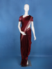 Wine Maroon Sequin Embellishment Organza Saree - Diadem