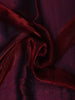 Wine Maroon Sequin Embellishment Organza Saree - Diadem