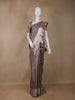 Woodrose Pink Floral Woven Pure Kanchipuram Silk Saree - Diadem