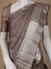Woodrose Pink Floral Woven Pure Kanchipuram Silk Saree - Diadem
