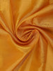 Yelllow Floral And Stripes Woven Pure Kanchipuram Silk Saree