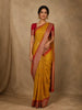 Yellow Butta Woven Design Banarasi Silk Saree