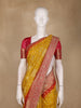 Yellow Butta Woven Design Banarasi Silk Saree