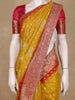 Yellow Butta Woven Design Banarasi Silk Saree