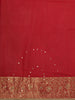 Yellow Butta Woven Design Banarasi Silk Saree