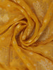 Yellow Butta Woven Design Banarasi Silk Saree