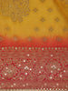 Yellow Butta Woven Design Banarasi Silk Saree