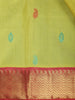 Yellow Butta Woven Design Pure Kanchipuram Silk Saree
