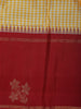 Yellow Checked Woven Pure Kanchipuram Silk Saree - Diadem
