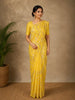 Yellow Embellished Design Georgette Saree