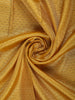 Yellow Floral Butta Woven Pure Kanchipuram Silk Saree With Zari Border