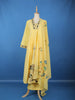 Yellow Floral Design Cotton Salwar Suit - Diadem