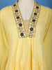 Yellow Floral Design Cotton Salwar Suit - Diadem
