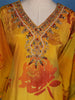 Yellow Floral Design Crepe Salwar Suit