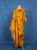 Yellow Floral Design Crepe Salwar Suit