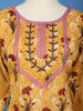 Yellow Floral Design Printed Cotton Salwar Suit - Diadem