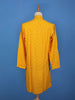 Yellow Floral Designed Cotton Kurta - Diadem