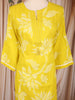 Yellow Floral Designed Cotton Salwar Suit