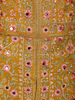 Yellow Floral Embroidered Georgette Palazzo Suit