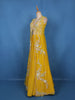 Yellow Floral Embroidered Net Lehenga Set