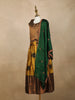 Yellow Floral Embroidered Raw Silk Pattu Pavadai