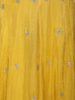 Yellow Floral Embroidered Tissue Silk Salwar Suit