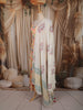 Yellow Floral Printed Design Cotton Anarkali Salwar Suit  with Dupatta