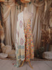 Yellow Floral Printed Design Cotton Anarkali Salwar Suit  with Dupatta