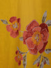 Yellow Floral Printed Cotton Salwar Suit With Dupatta