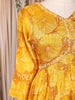 Yellow Floral Printed Design Peplum Top Palazzo Suit with Dupatta