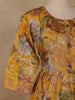 Yellow Floral Printed Rayon Kurti - Diadem