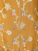 Yellow Floral Thread Embroidered Design Tissue Silk Palazzo Suit with Dupatta