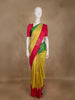 Yellow Floral Woven Design Kanchipuram Silk Saree
