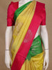 Yellow Floral Woven Design Kanchipuram Silk Saree