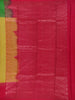 Yellow Floral Woven Design Kanchipuram Silk Saree