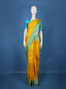 Yellow Floral Woven Design Pure Kanchipuram Silk Saree