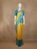 Yellow Floral Woven Pure Kanchipuram Silk Saree