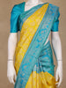 Yellow Floral Woven Pure Kanchipuram Silk Saree