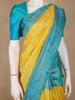 Yellow Floral Woven Pure Kanchipuram Silk Saree