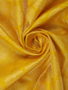 Yellow Floral Woven Pure Kanchipuram Silk Saree